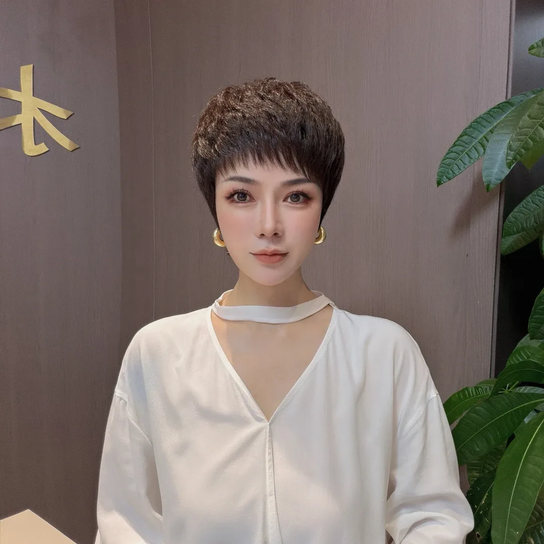 D1款 时尚潮流免打理记忆发
