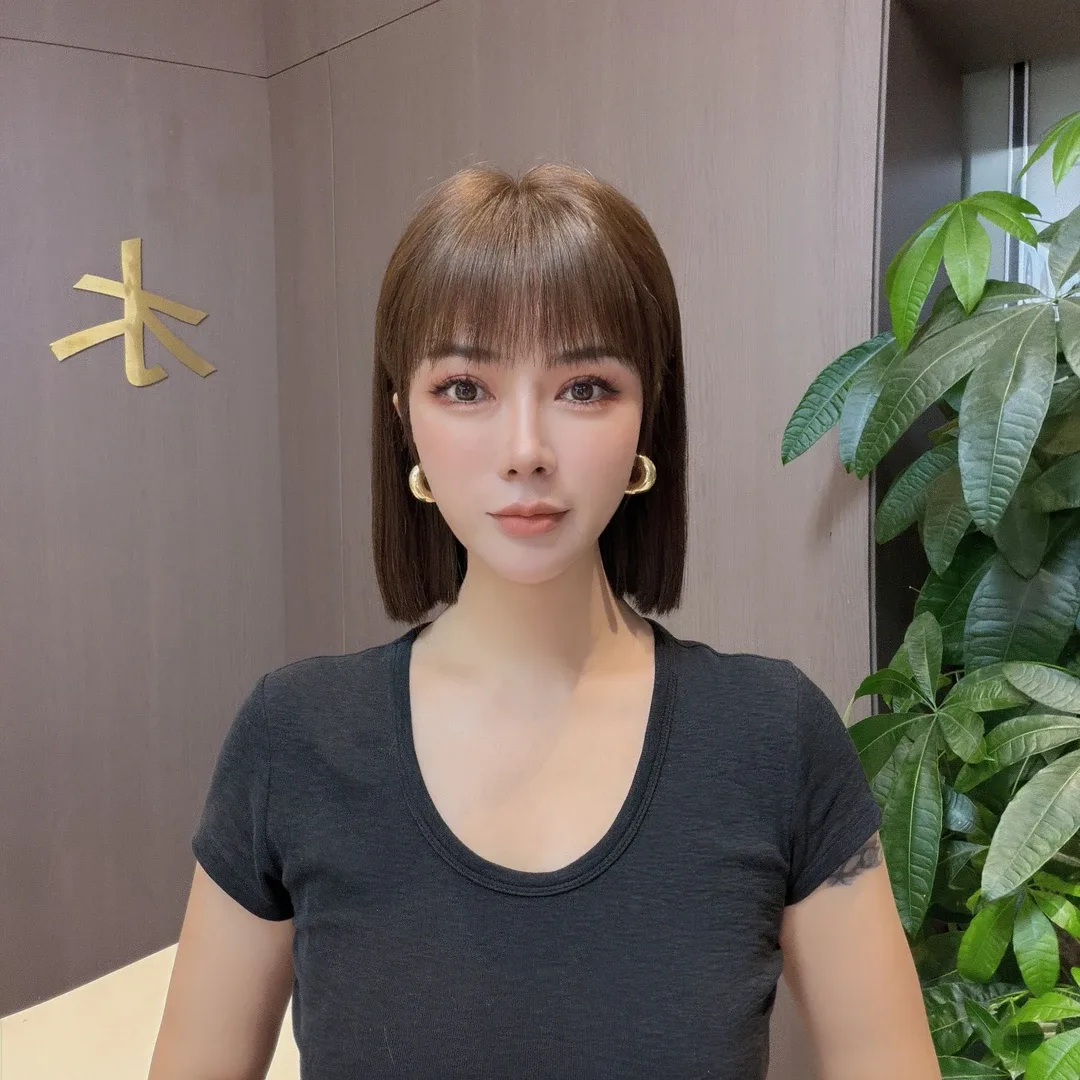 D3款 齐刘海一刀切假发