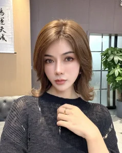 D7款 中长外翘时尚假发