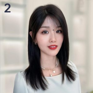 B2款 锁骨发中分刘海